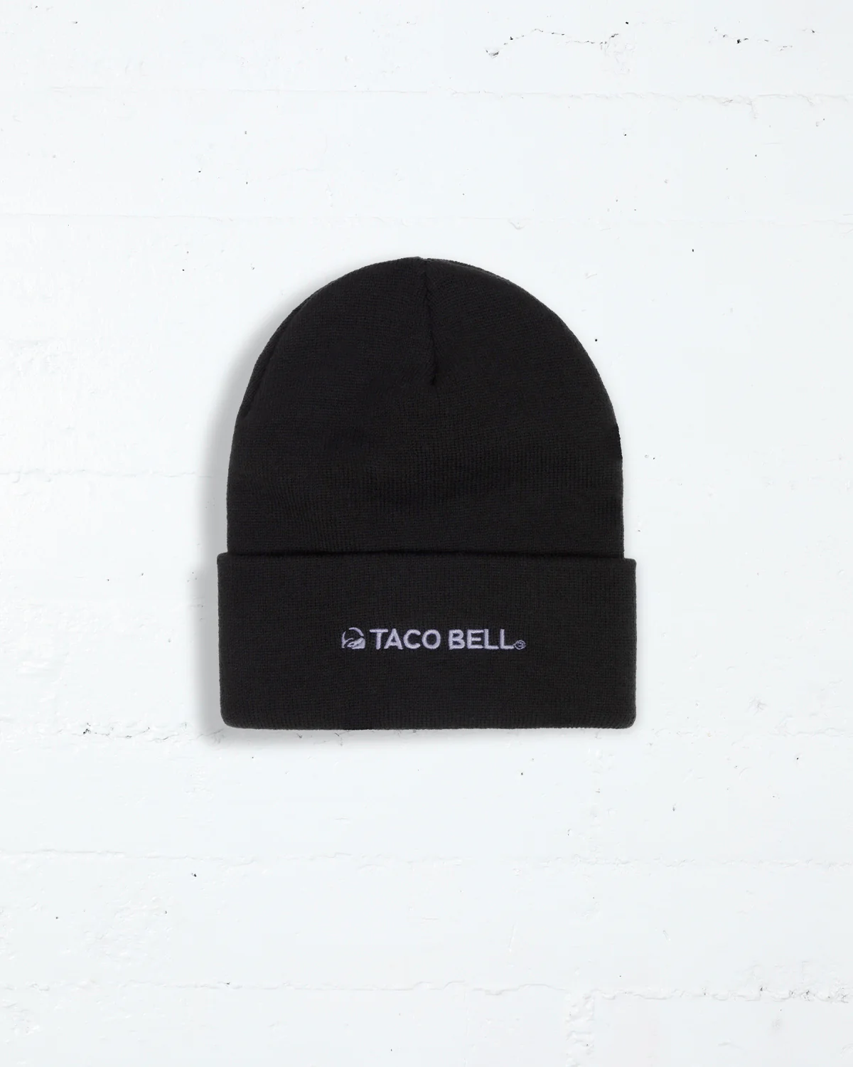 Embroidered Black Beanie - Image 3