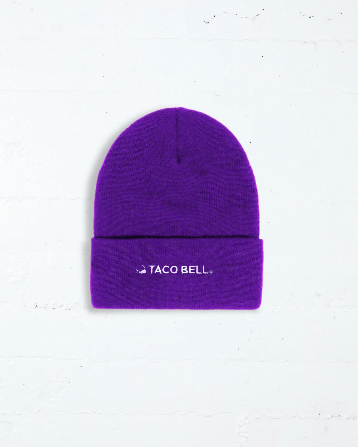 Embroidered Purple Beanie - Image 5